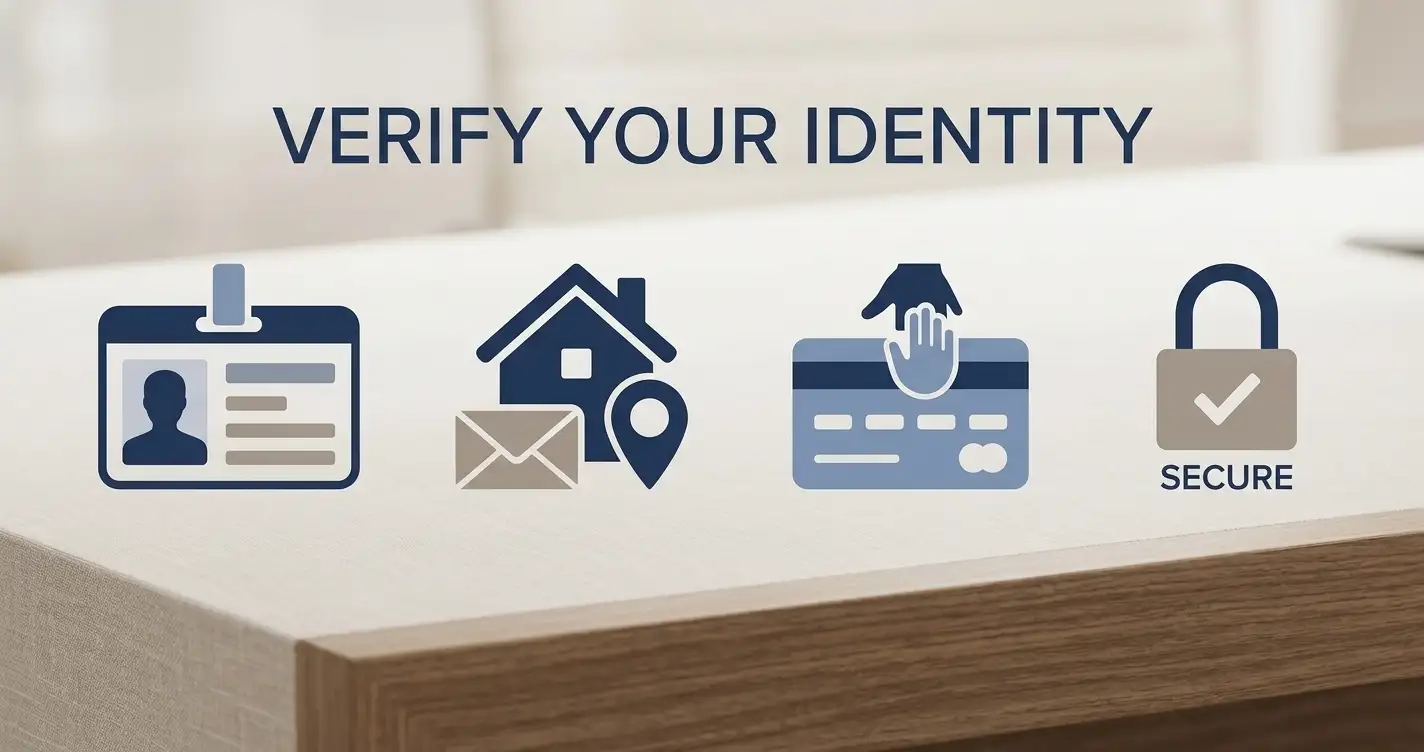 Illustration of identity and account verification checks